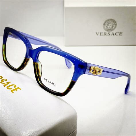 silver reading glasses versace|versace prescription glasses men's.